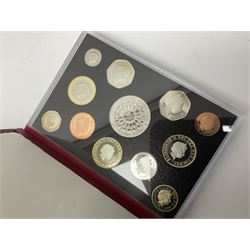 Six The Royal Mint United Kingdom proof coin collections, dated 1995, 1996, 1998, 2002, 2006 and 2007 all cased with certificates