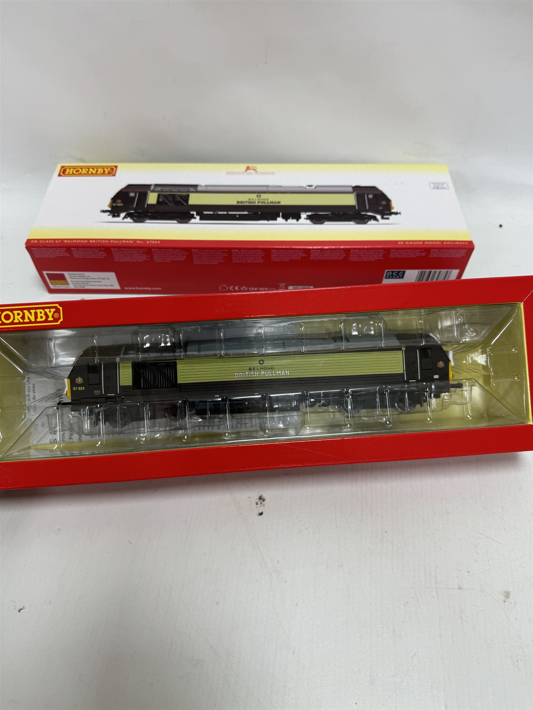 Hornby '00' gauge R3774 DB Class 67 diesel locomotive, Belmond British Pullman, no. 67024, boxed