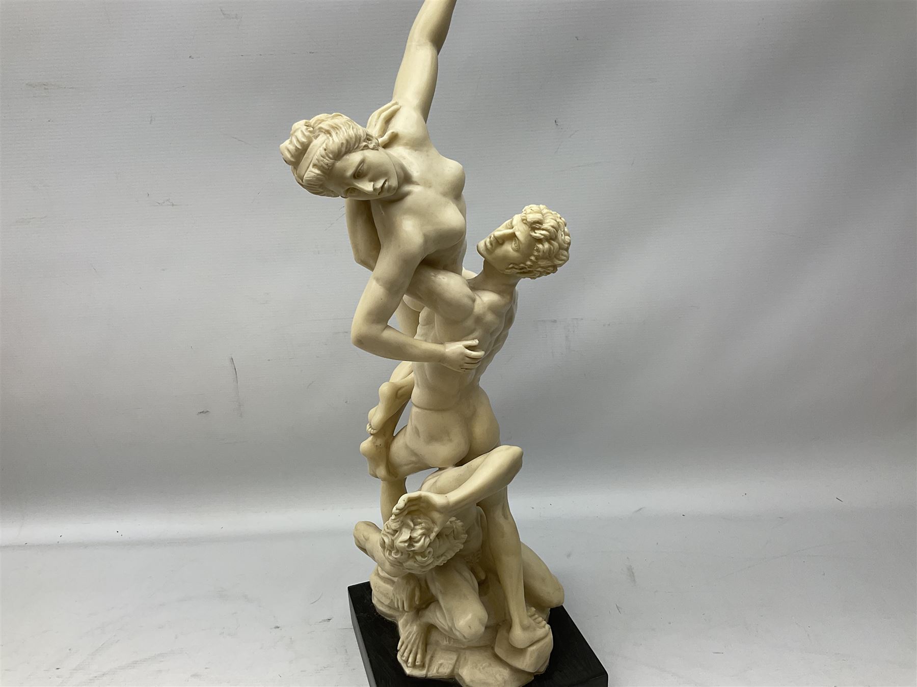 After Giambologna, composition group 'The Rape of the Sabine Women' H68cm