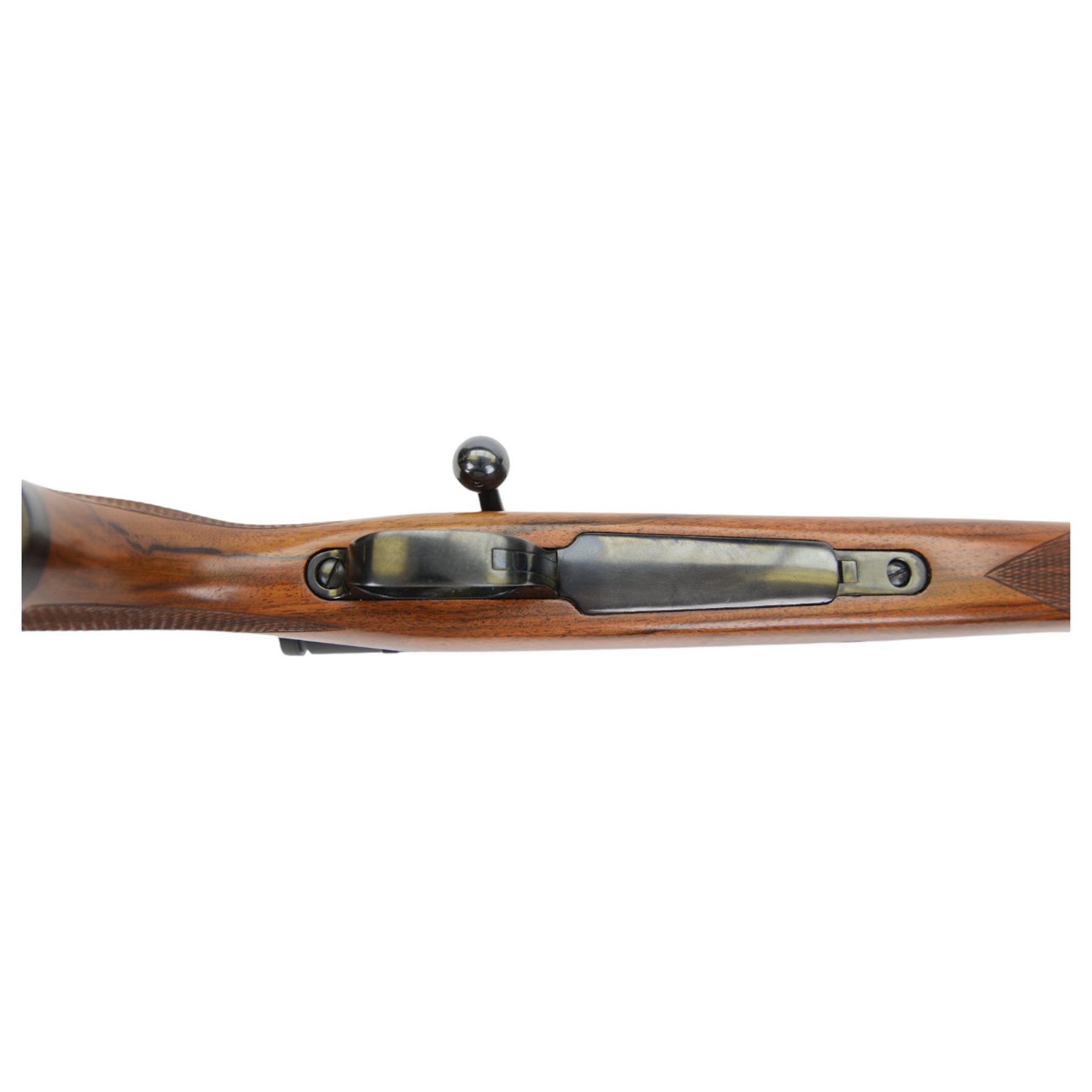 SECTION 1 FIREARMS CERTIFICATE REQUIRED - Parker Hale .308 bolt action rifle, the 62cm barrel, marked with BNP below a crown, fitted with Nikkostirling  Gold Crown Deluxe 4x 32 scope, overall L113cm, serial no. 09198