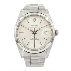 Tudor Prince Oysterdate gentleman's stainless steel automatic wristwatch, Ref. 74000, seri...