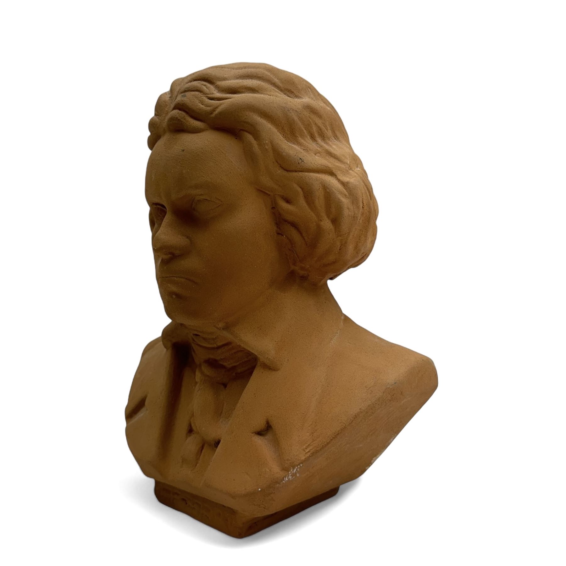 Ceramic bust of Beethoven, H24cm