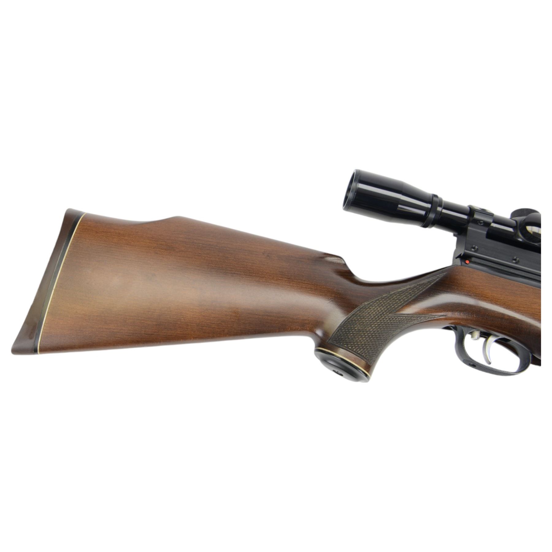  Weihrauch model HW85 air rifle, Kal.4.5, with Nikko Stirling Silver Crown 4 x 32 scope, overall L117cm, serial no. 1082555