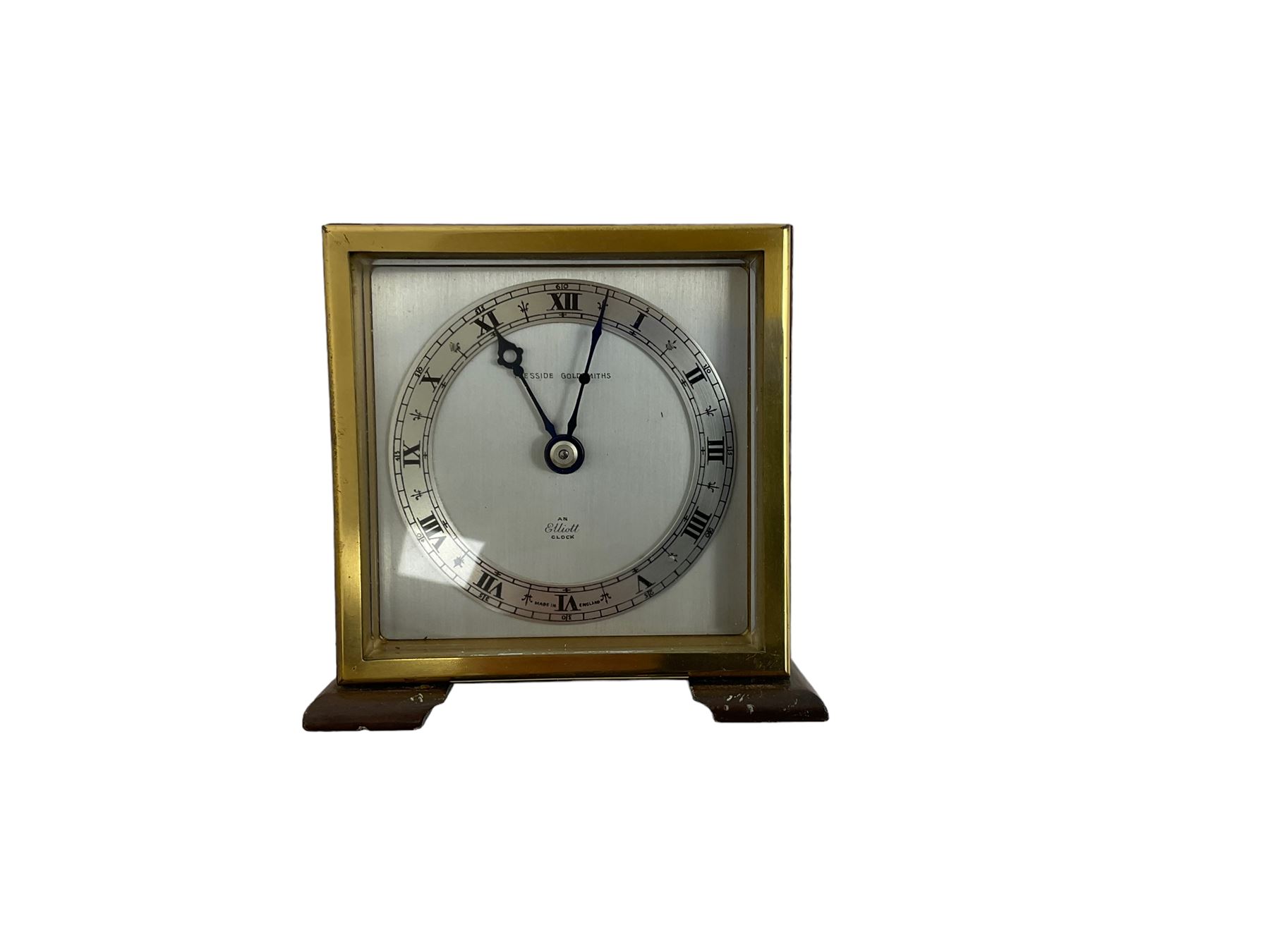 Spring driven Elliot mantle clock