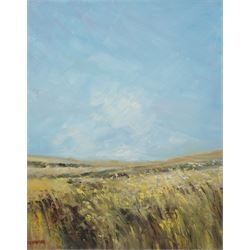 Fenwick (British Contemporary): Breeze on the Moors, oil on board signed 35cm x 28cm