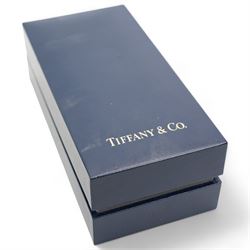 Tiffany & Co. Tesoro gilt rollerball pen, boxed with papers with rollerball refill