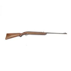 BSA .177 Airport  underlever air rifle, trigger marked Patient 607.045, overall L114cm, serial no 327419 