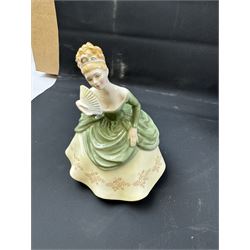 Eight Royal Doulton figures, including Southern Belle, Soiree, Sandra etc 