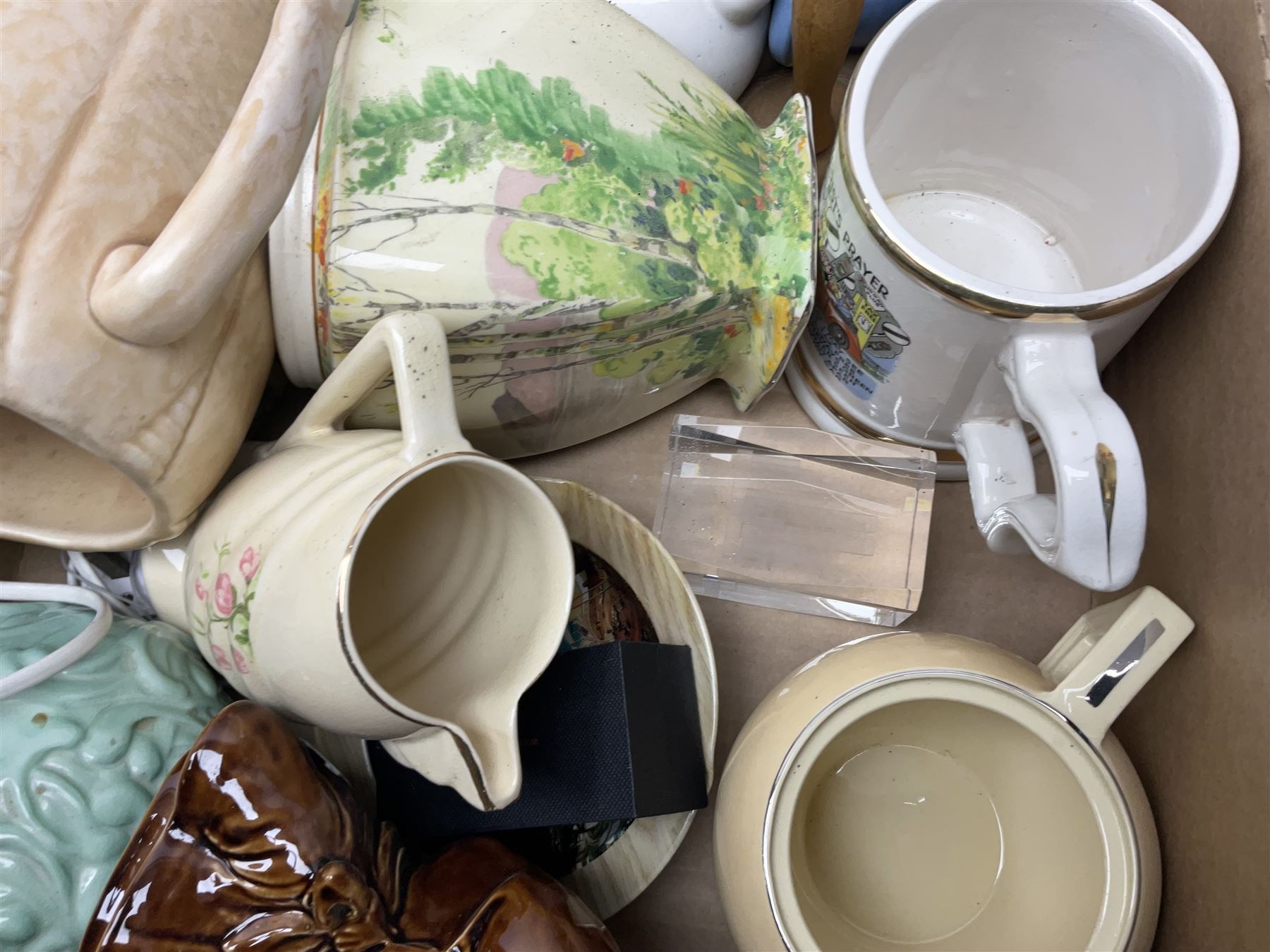 Collection of ceramics including Wade, Hornsea and similar, in four boxes 