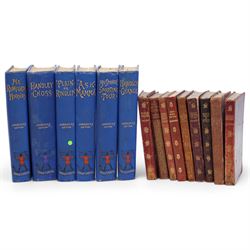 Surtees, Robert Smith - six volumes, Jorrocks Edition illustrated by John Leech  in blue b...