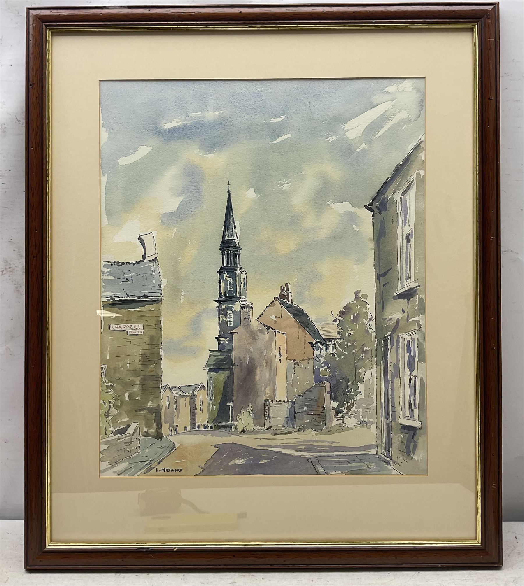 Ernest Midwood (British 1917–1993): Church and Village Scenes, set of three watercolours signed, one dated 1972 38cm x 49cm (3)