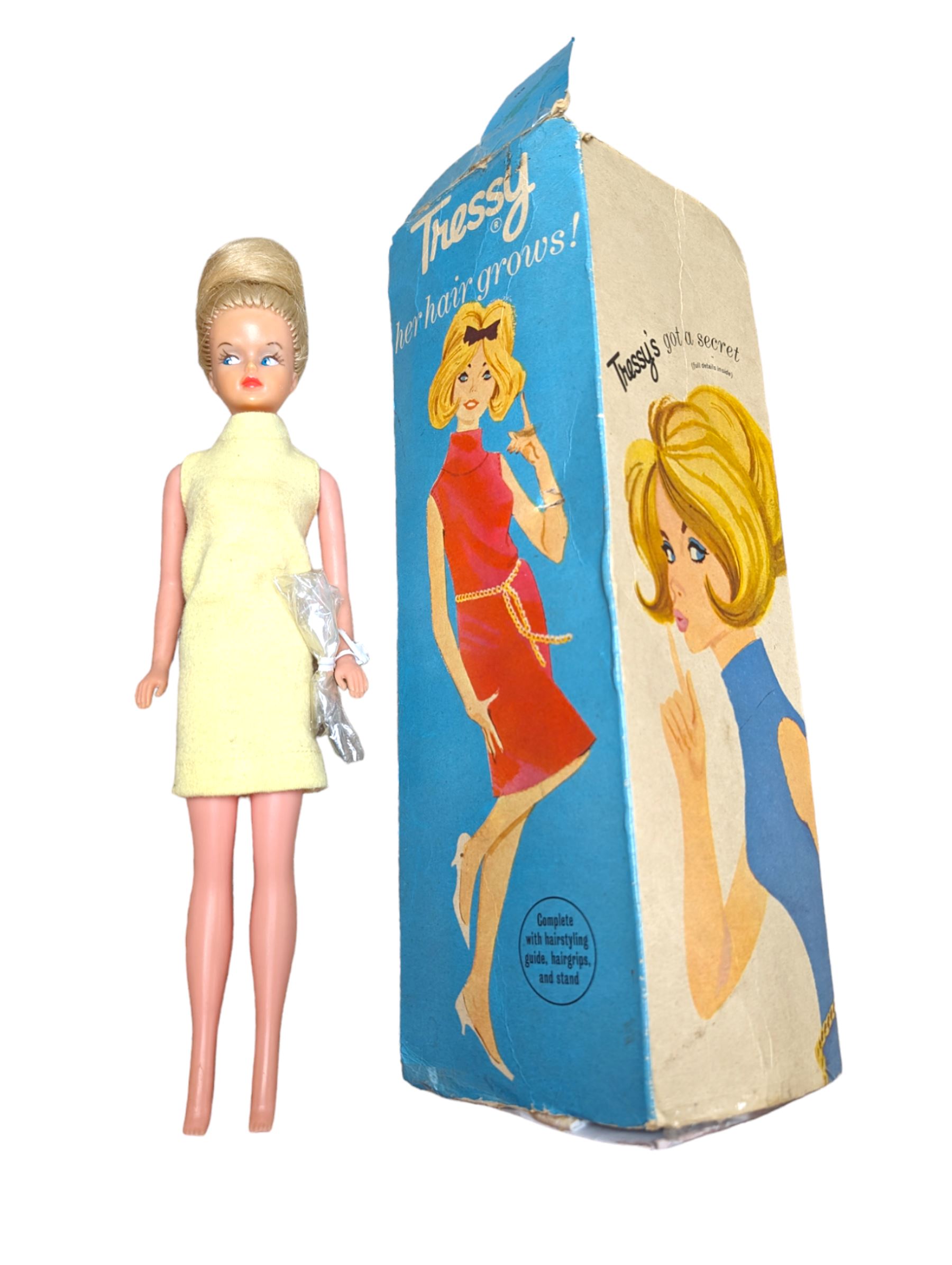 1960s Palitoy Tressy doll, with box