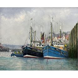 Jack Rigg (British 1927-2023): 'Whitby Harbour', oil on canvas board signed and dated 2010, titled verso 46cm x 60cm 
Provenance: exh. Fylingdales Group of Artists, Whitby, label verso