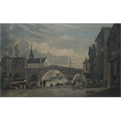 Henry Cave (British 1779-1836): 'Old Bridge and St William's Chapel York, from Sketches ma...