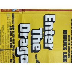 Bruce Lee Enter the Dragon, original 1973 UK film poster