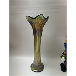 Collection of Murano glass and similar, including baskets, vases and similar 