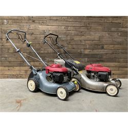 Two Honda petrol lawnmowers - working order