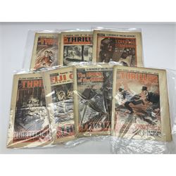 Two Daily Mail Nipper Annuals 1938 and 1939, together with five Little Folks magazines and eight Thriller magazines 