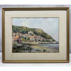 John Freeman (British 1942-): 'Across Whitby' 'Sandsend' and 'Runswick Bay' three prints 22cm x 30cm (3)