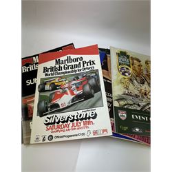 Collection of sporting programs, magazines and other ephemera, mostly football, motorsport and rugby