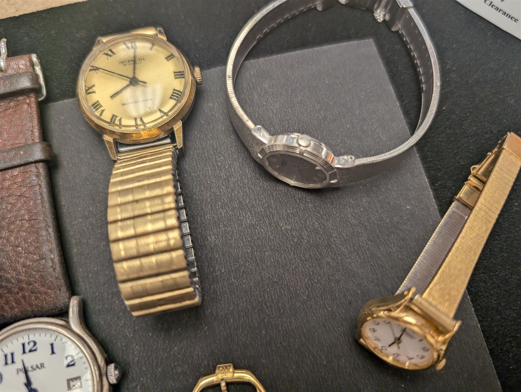 Collection of wristwatches including Raymond Weil 7009, Everite Seiko automatic, Kolber, Seiko quartz etc