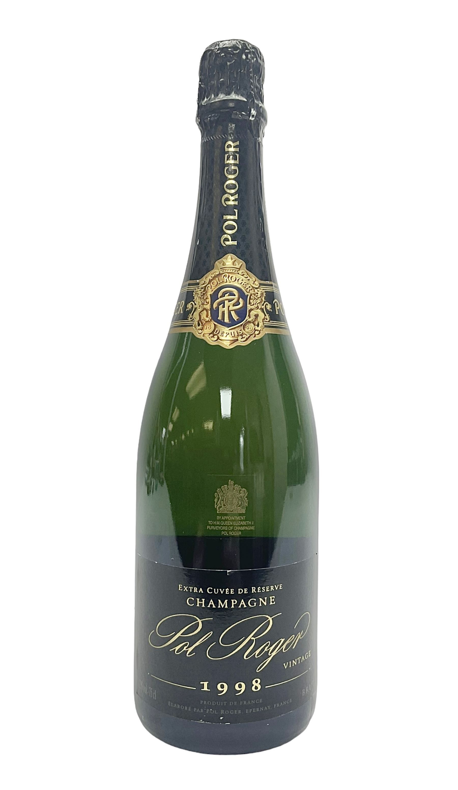 Pol Roger, 1998, Cuvee De Reserve champagne, 75cl, 12% vol