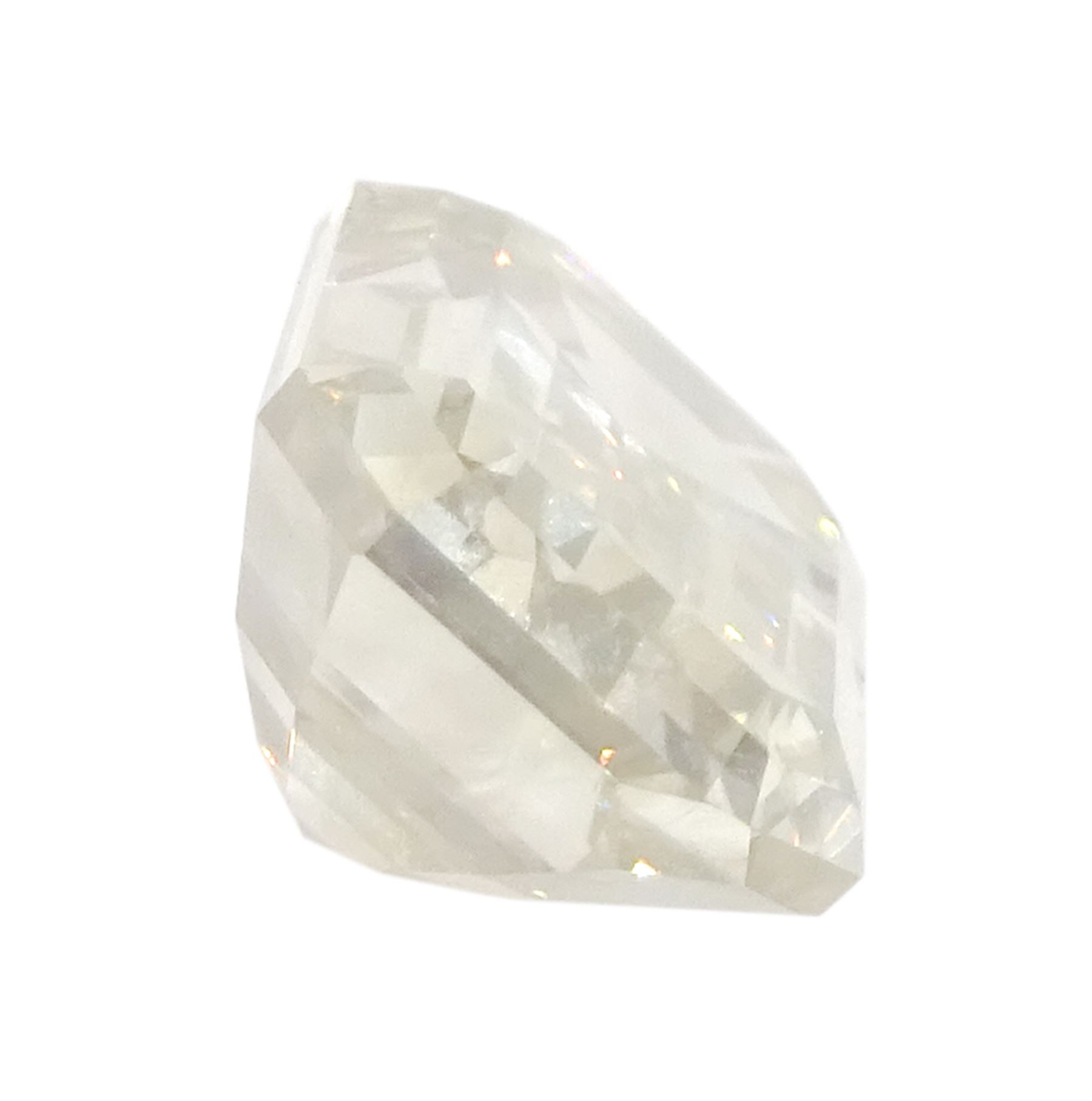 Loose Emerald Cut Diamond Stone, Diamond 3.81 Carat, Colour L, Clarity ...