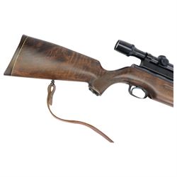 Weihrauch model HW35 air rifle Kal.5.5, with A.S.I De Luxe 4 x 32 scope, overall L121cm serial no. 989962