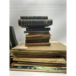 Collection of books, to include The Natural History of Selborne, The Constitution of the Wesleyan Methodist Church, Milton's Poems etc, together with sheet music 