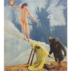 After Richard Müller (German 1874-1954): 'On the See-Saw', mid 20th century print 46cm x 41cm (unframed)