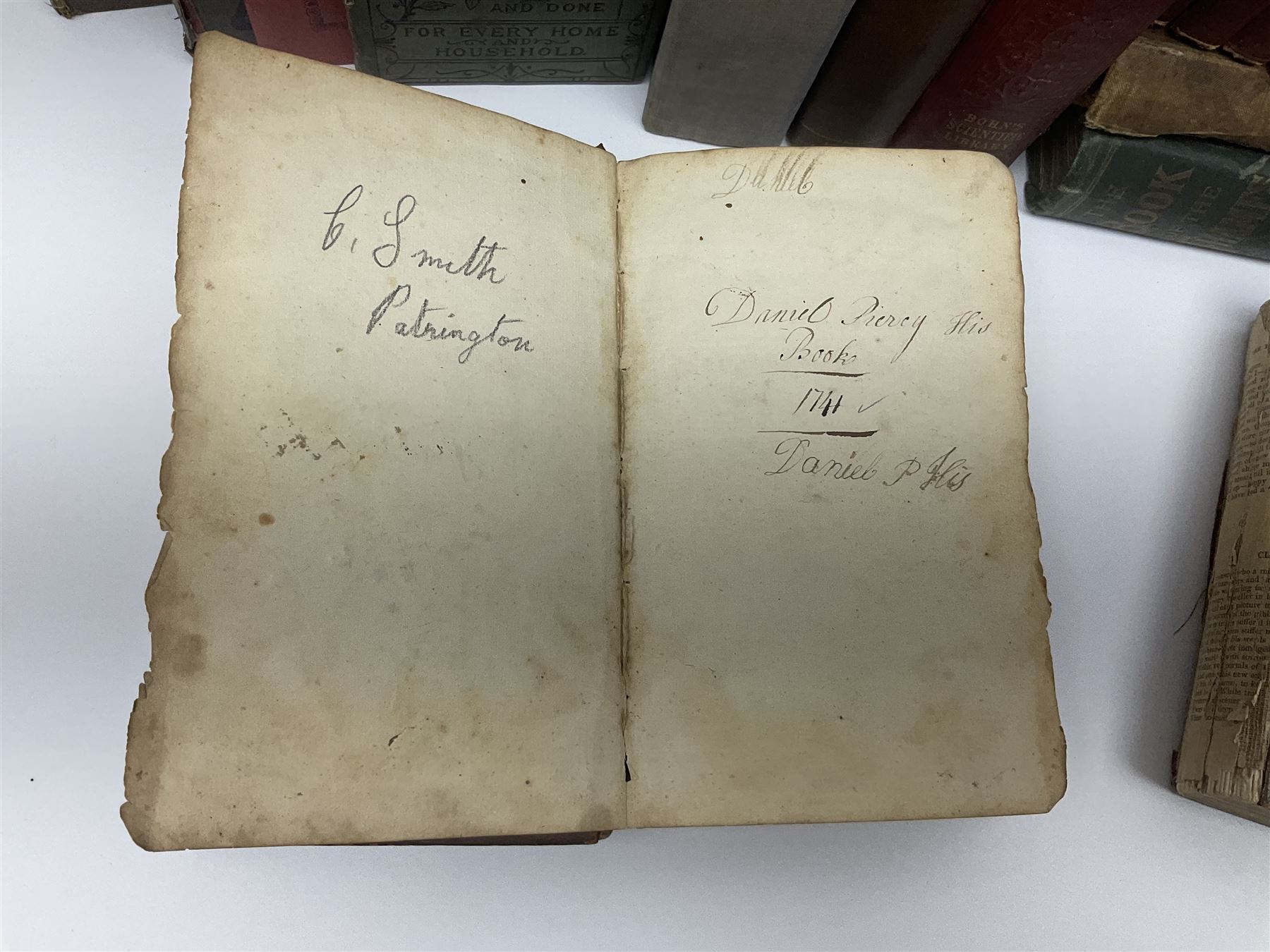 Book of Martyrs with an Account of the Acts and Movements of Church and State, Vol II pub D Brown, london, together with Consult me, to know how to cooks, pub; William Nicholson and sons and other books 