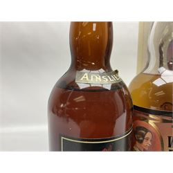 Nine Highland Malt Scotch Whiskys, including Royal Culross, Dalvegan, Angus Dundee etc, together with Amrut Indian Single Malt Whisky, verios contents and proof (10)