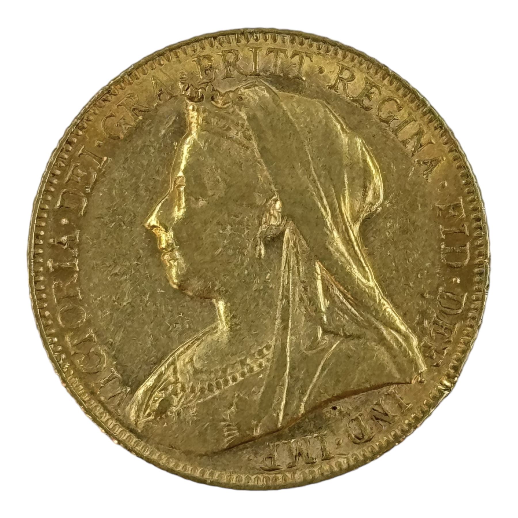 Queen Victoria 1899 gold full sovereign coin