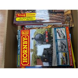 Large collection of Hornby model railway books and catalogues, including The Story of Rovex Volumes 1, 2 and 3 by Pat Hammond, Hornby Dublo Companion book, Hornby Book of Trains first 100 years by Pat Hammond, etc 