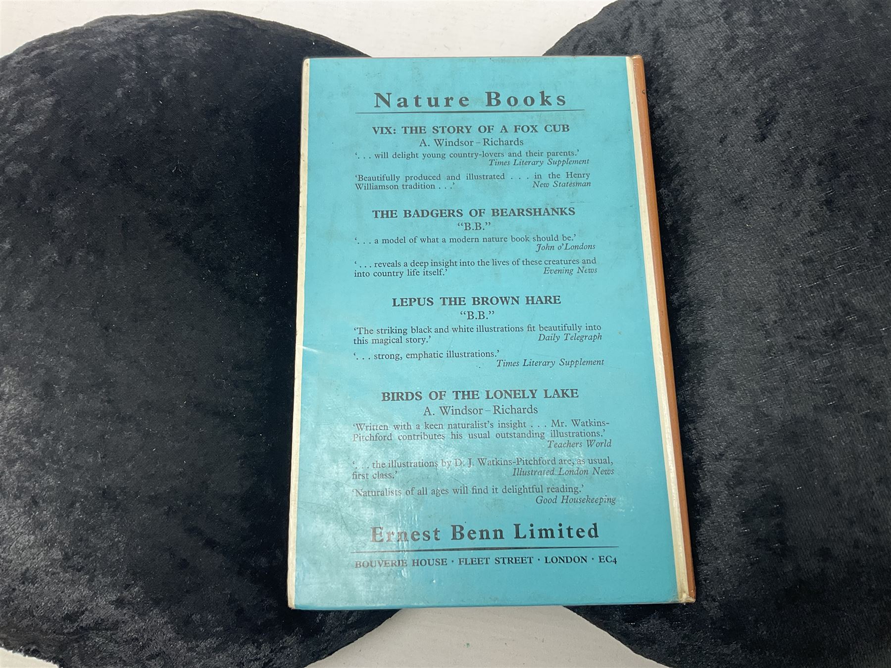 BB; At the Back of Ben Dee, Down the Bright Stream and  The Countryman's Bedside Book, all illustrated by DJ Watkins-Pitchford 