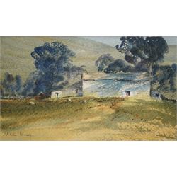 Brian Irving (British 1931-2013): A Yorkshire Shepherd Hut, watercolour signed 15cm x 25cm