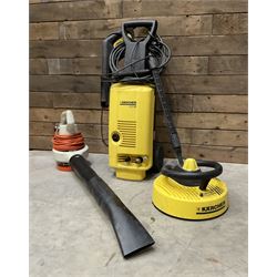  Karcher K3.99 pressure washer and a Stihl BE55 leaf blower