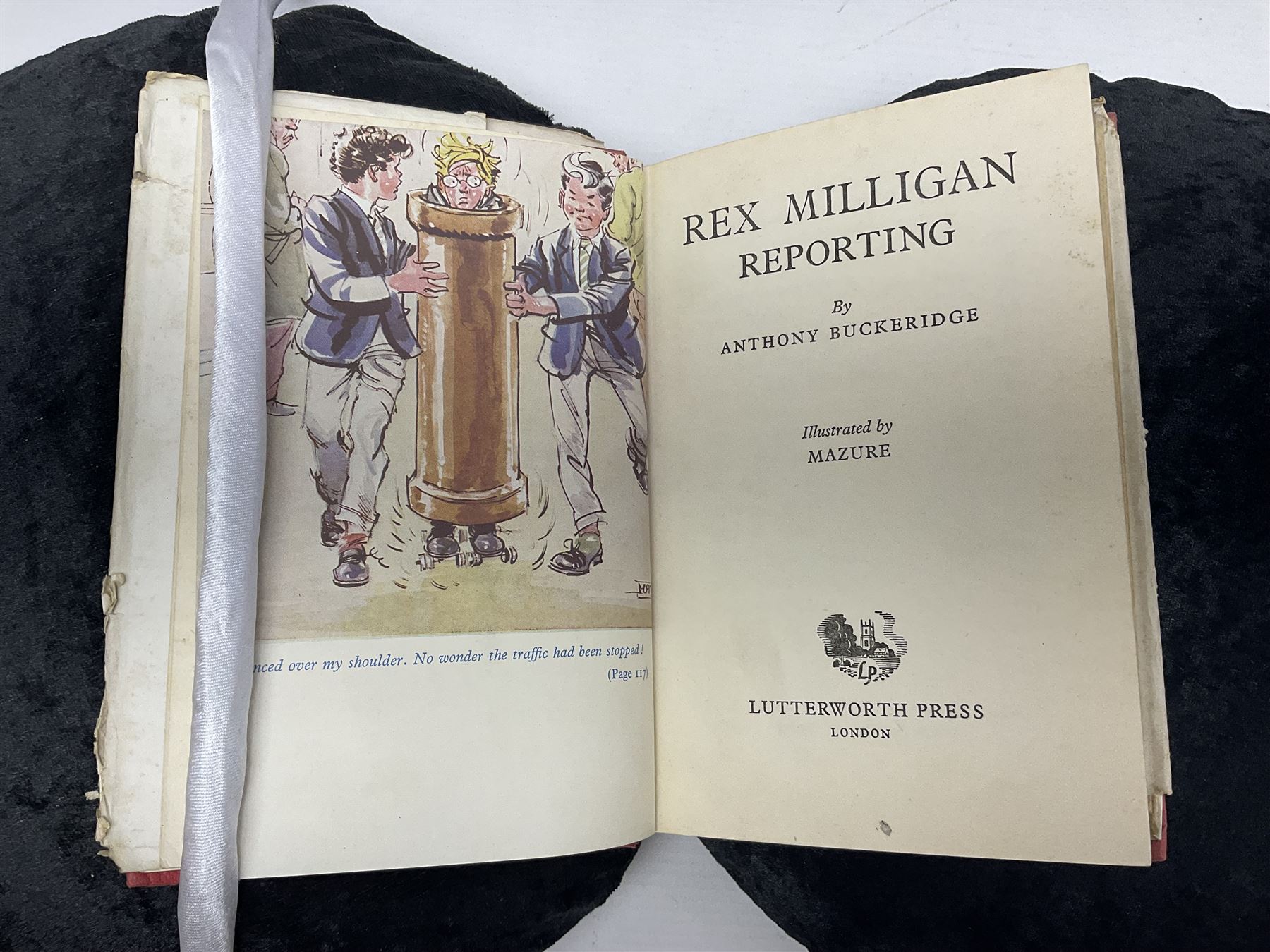 Anthony Buckeridge; Rex Milligan Reporting, first edition Lutterworth Press 1961 and Rex Milligan Raises the Roof, second impression  Lutterworth Press, 1956