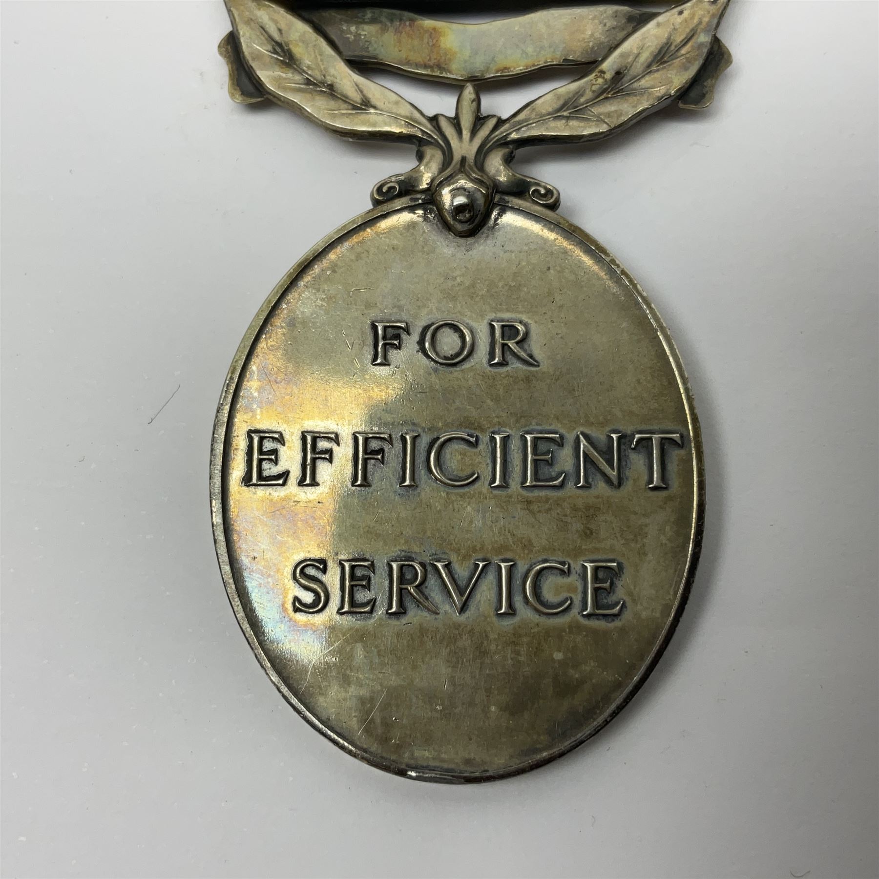 Territorial Efficiency Medal awarded to 2036048 Spr F.A. Furnell R.E.; Territorial Force Efficiency Medal; and Army Emergency Reserve Decoration; all with ribbons (3)