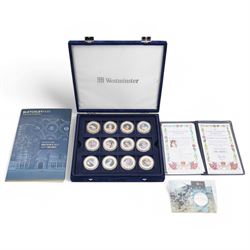 Commemorative coinage comprising part set of 'Bletchley Park' Tristan Da Cunha 2021 fifty ...