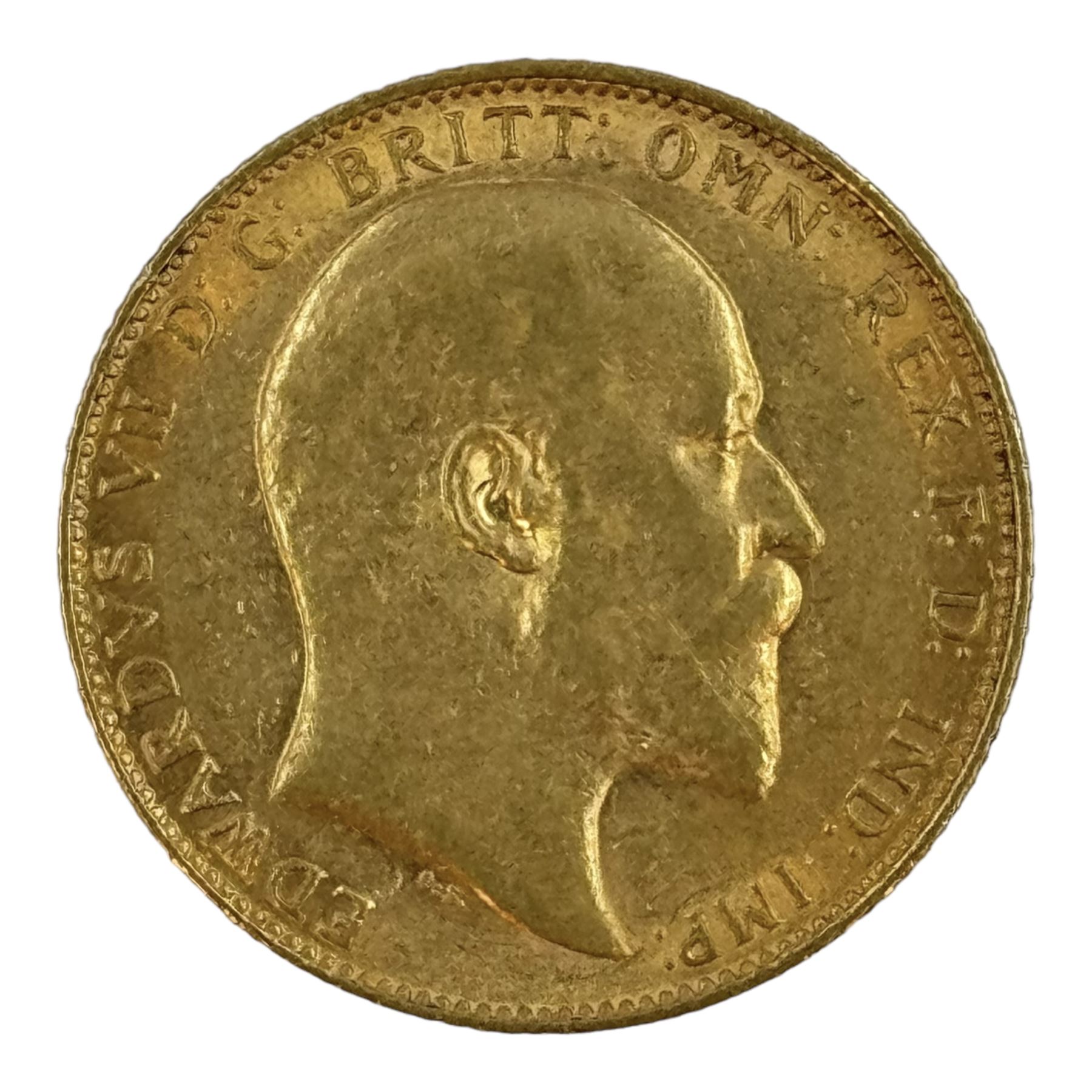 King Edward VII 1910 gold full sovereign coin