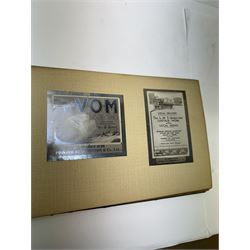 Two Jordison and Co Ltd archive books, folders with photographs of WWII posters, Souvenir booklet etc  