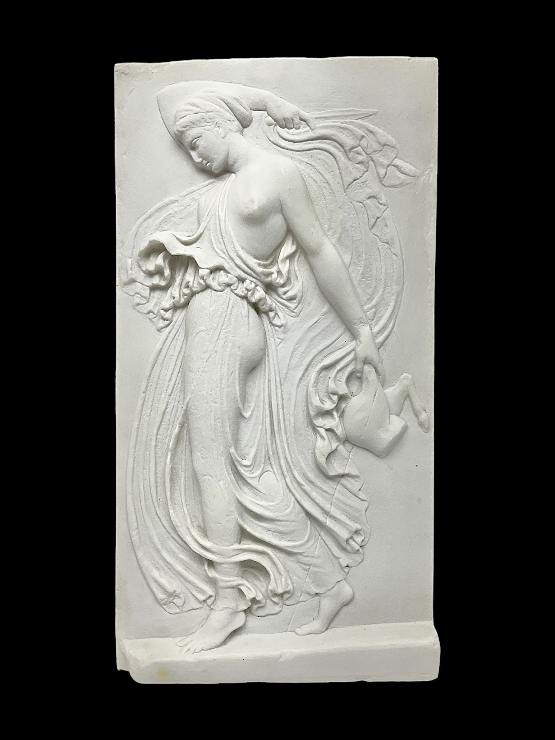 Composite BM replica neo classical  plaque, H43cm