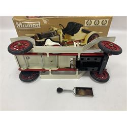 Mamod SA1 ‘Steam Roaster’ live steam car in cream and red, with original box 