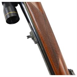 SECTION 1 FIREARMS CERTIFICATE REQUIRED - Parker Hale .308 bolt action rifle, the 62cm barrel, marked with BNP below a crown, fitted with Nikkostirling  Gold Crown Deluxe 4x 32 scope, overall L113cm, serial no. 09198