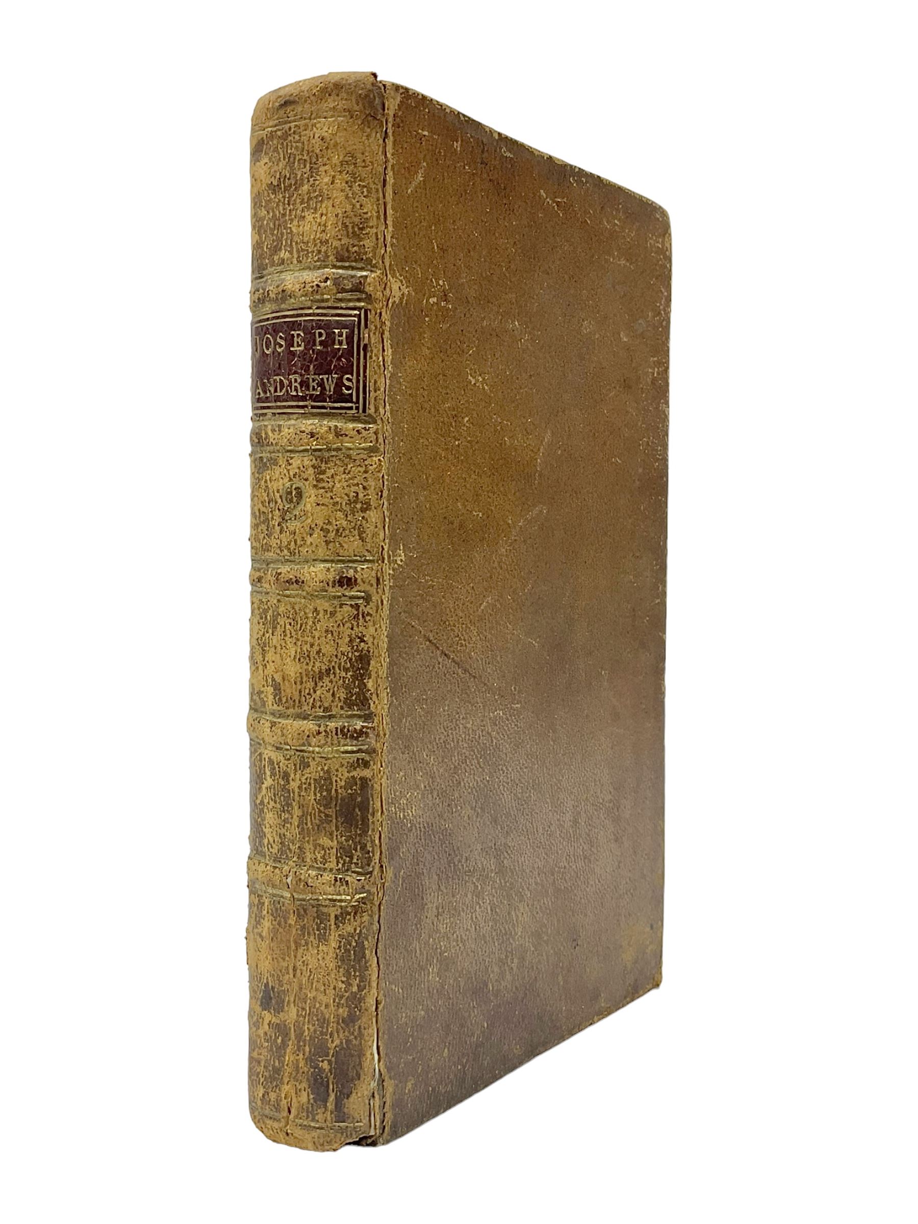 Henry Fielding; The History of the Adventure of Joseph Andrews and His Friend Mr Abraham Adams, vol II, ninth addition London 1779