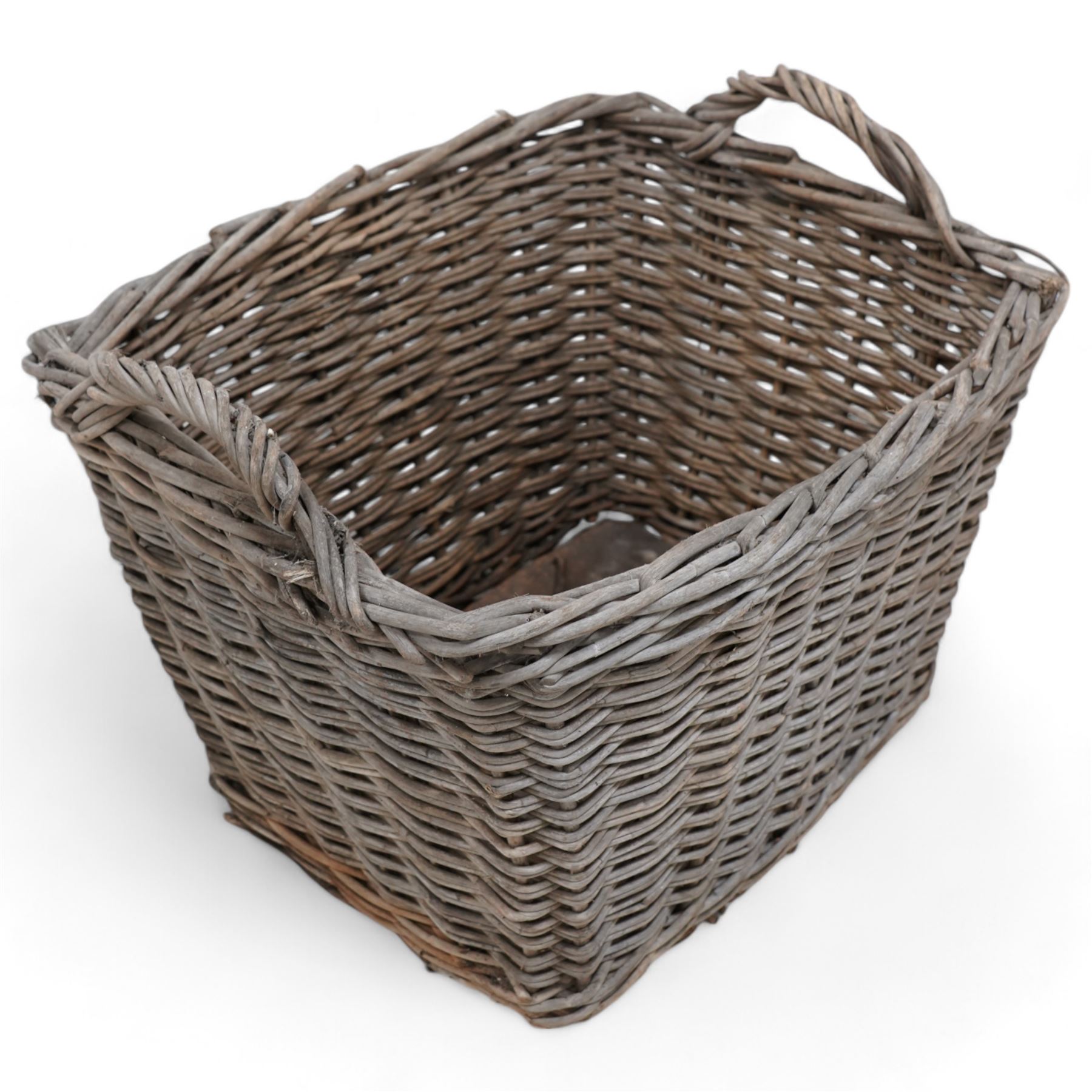 Two wicker baskets 