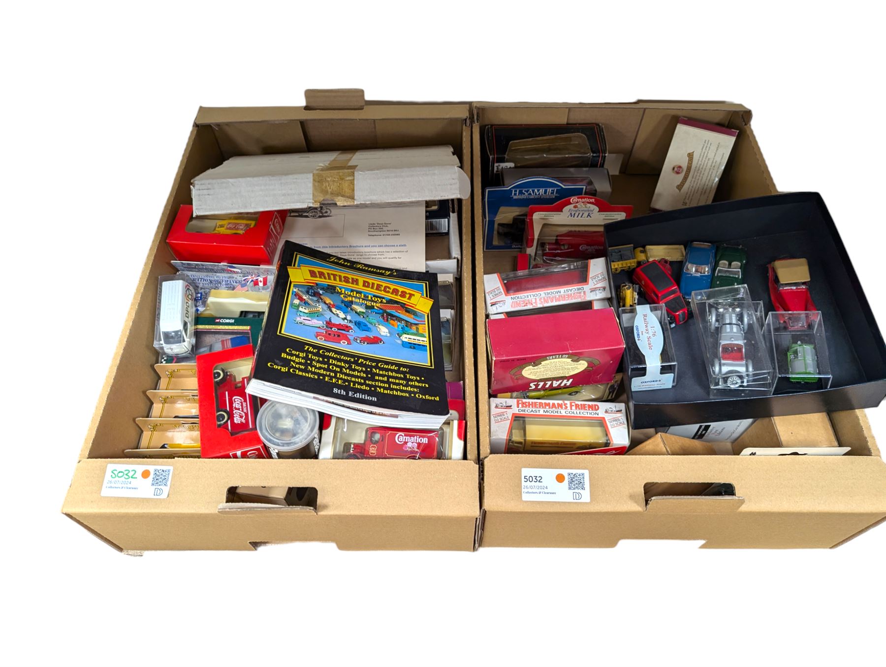 Collection of diecast vehicles, including Lledo and Corgi, mostly boxed, together with John Ramsay's Britsh Diecast Model Toys Catalogue 8th Edition