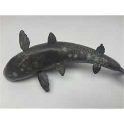 Bronze koi carp, L29cm