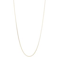 18ct gold chain link necklace, stamped 750